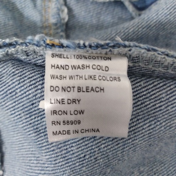 Gianni Bini Womens Skirt Size Large Becca Two Tone Jean Denim 90s Y2K - Picture 8 of 8